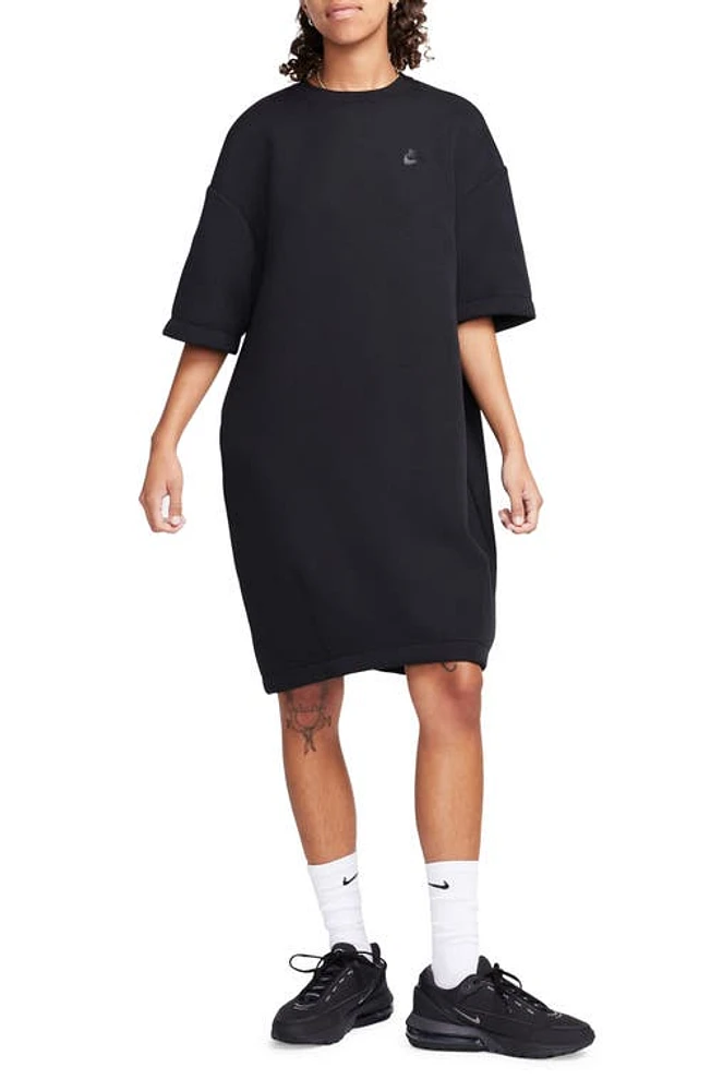 Nike Tech Fleece Oversize T-Shirt Dress at Nordstrom,