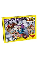 HABA Rhino Hero Super Battle Stacking Card Game in Yellow And Grey at Nordstrom