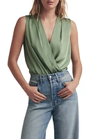 Favorite Daughter The Date Sleeveless Wrap Bodysuit at Nordstrom,