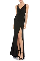 Ieena for Mac Duggal Ruched Jersey Gown Black at Nordstrom,