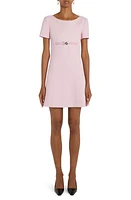 Versace Medusa Belt A-Line Minidress in Pale Pink at Nordstrom, Size 0 Us