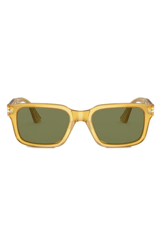 Persol 55mm Rectangular Sunglasses in Yellow at Nordstrom