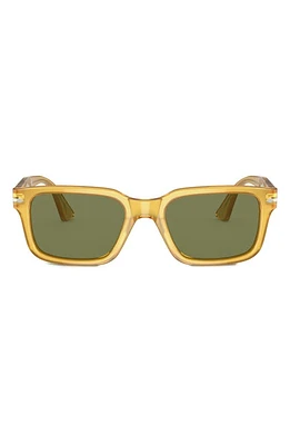 Persol 55mm Rectangular Sunglasses in Yellow at Nordstrom