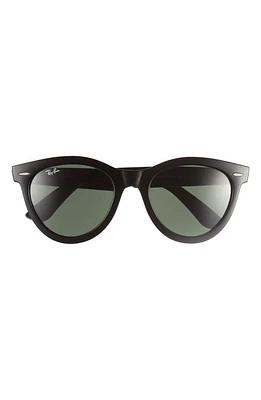 Ray-Ban Wayfarer Way 54mm Oval Sunglasses in Black at Nordstrom