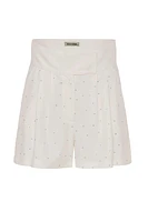 Nocturne Embellished Shorts in Ecru at Nordstrom