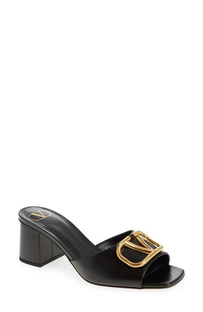 Valentino Garavani VLOGO Signature Slide Sandal Nero at Nordstrom,