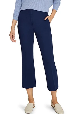 Club Monaco Crop Kick Flare Pants in Navy/Bleu Marine at Nordstrom, Size 4