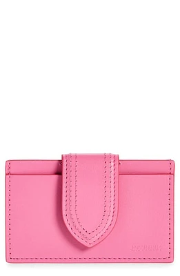 Jacquemus Le Porte Carte Bambino Card Case in Neon Pink at Nordstrom