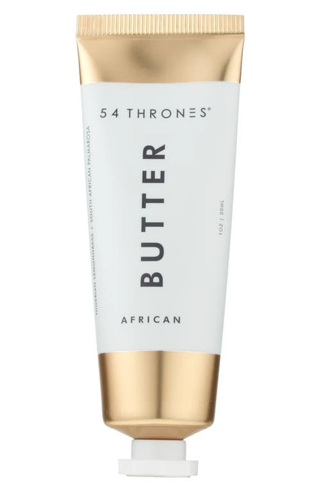 54 Thrones African Beauty Butter - Intensive Dry Skin Treatment in Nigerian Lemongrass + South African Palmarosa in None at Nordstrom, Size 1 Oz