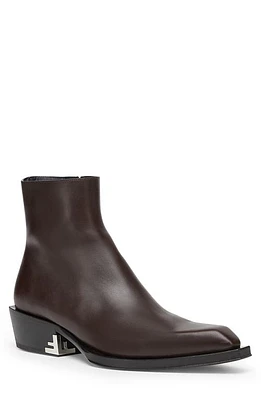 Fendi Stivaletto Ankle Boot F0Qd5-Moro at Nordstrom,