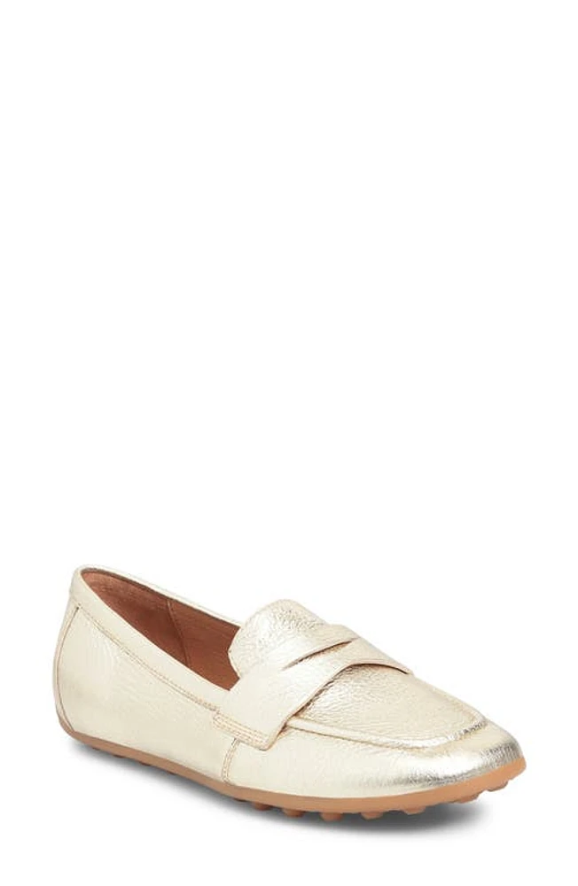 Söfft Allie Moc Toe Penny Loafer Platino at Nordstrom,