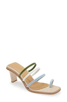 SHEKUDO Bondi Toe Loop Slide Sandal Multi Blue at Nordstrom,