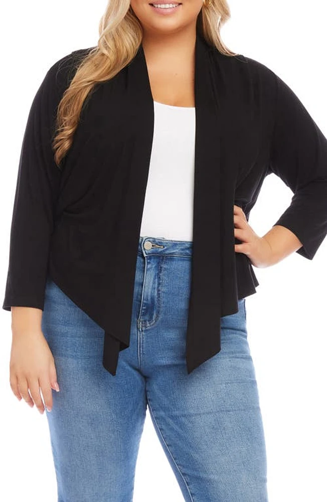 Karen Kane Calli Draped Open Front Cardigan at Nordstrom,