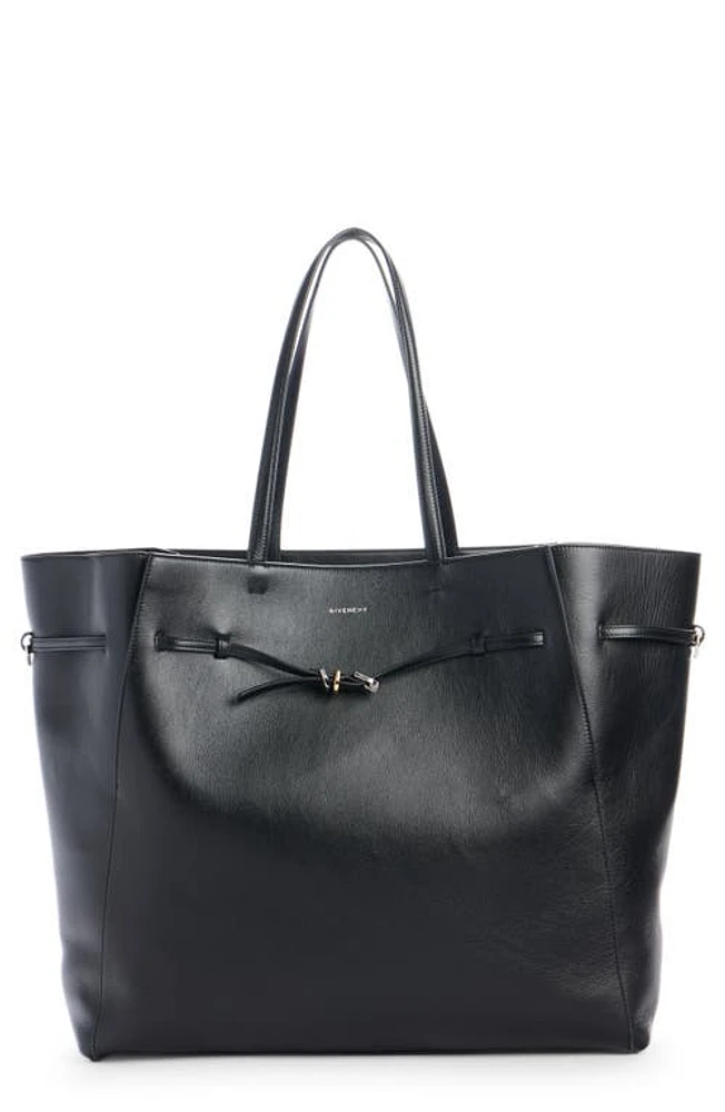 Givenchy Large Voyou Leather East/West Tote in Black at Nordstrom