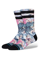 Stance Kona Town Crew Socks in Pink Multi at Nordstrom, Size Large