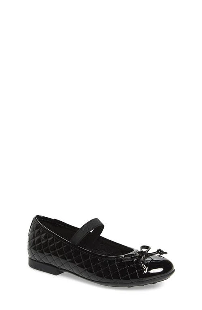 Geox Plie Mary Jane Flat Black/Black at Nordstrom,