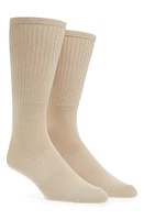 Calvin Klein 2-Pack Flex Fit Supersoft Crew Socks in Cream at Nordstrom