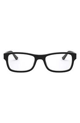 Ray-Ban 55mm Square Optical Glasses in Matte Black at Nordstrom