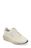 Golden Goose Running Sole Sneaker White/Silver at Nordstrom,