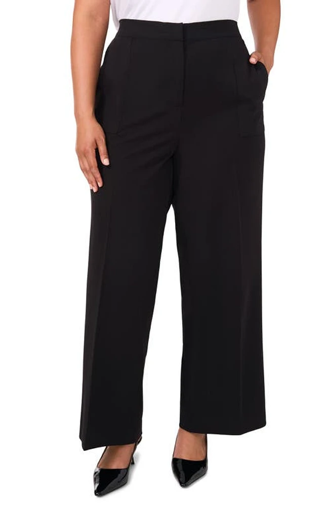 halogen(r) Elastic Back Wide Leg Pants at Nordstrom,