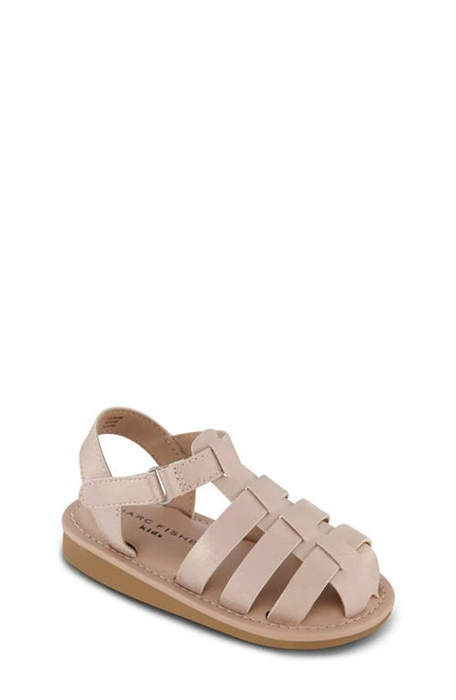 Marc Fisher Kids' Glitter Woven Sandal Tan at Nordstrom, M