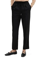 MANGO Flowy Pants Black at Nordstrom,