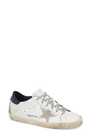 Golden Goose Super-Star Low Top Sneaker White/Ice/Night Blue at Nordstrom,