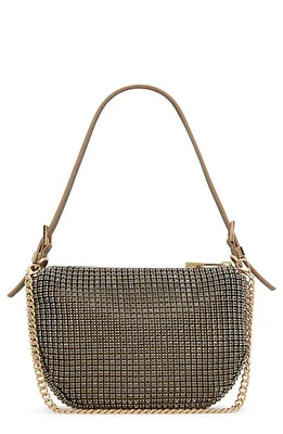 ALDO Mistylax Crystal Shoulder Bag in Bronze at Nordstrom