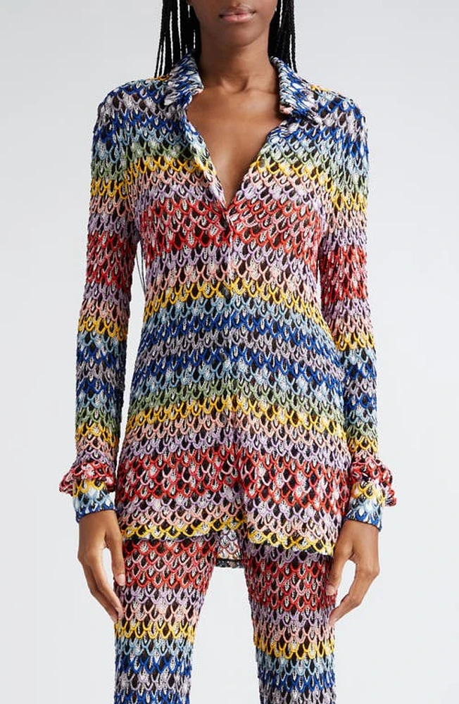 Missoni Colorful Loop Knit Shirt Krg0072 Multicolor at Nordstrom, Us