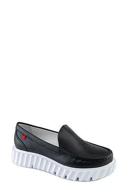 Marc Joseph New York Dahlia Street Platform Loafer Black Grainy at Nordstrom,