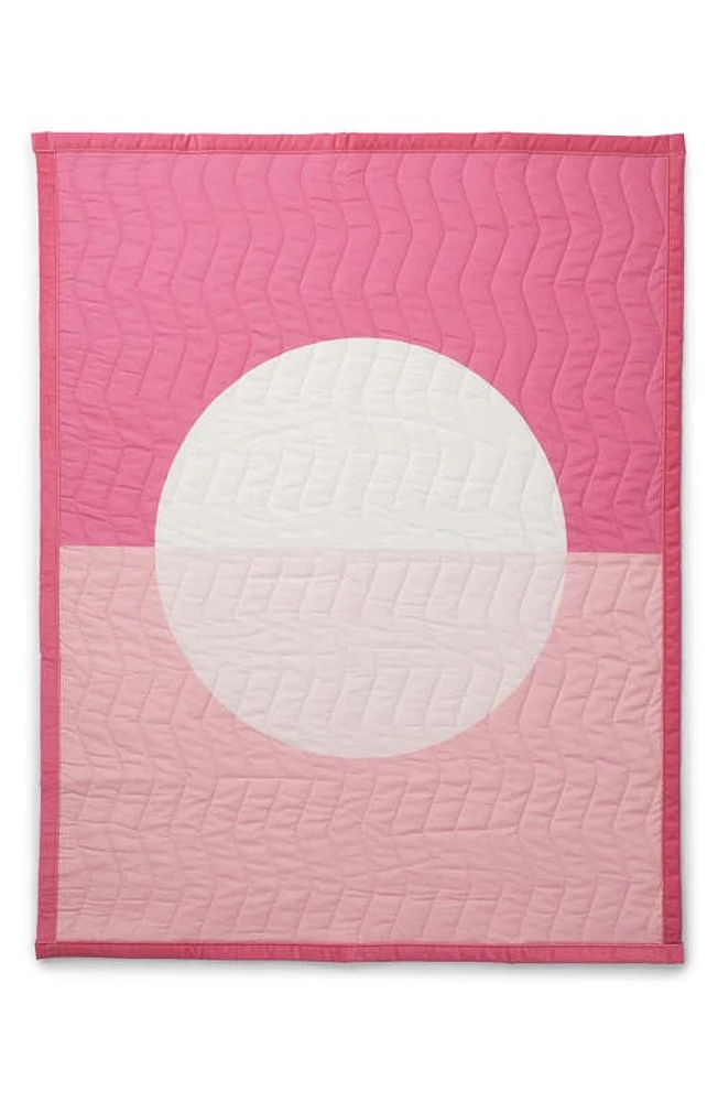 DockATot Cotton & Velvet Quilt in Blush Sunset at Nordstrom