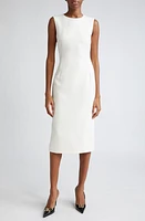 Dolce & Gabbana Sleeveless Stretch Wool Sheath Dress W0001Bianco Naturale at Nordstrom, Us