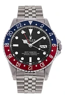 Watchfinder & Co. Rolex Preowned GMT Master Bracelet Watch, 40mm in Black/Silver at Nordstrom