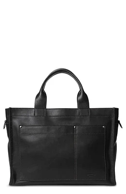 Shinola Bert Navigator Leather Brief Tote in Black at Nordstrom