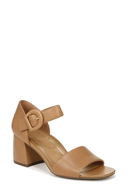 Vionic Chardonnay Block Heel Sandal Camel Leather at Nordstrom,