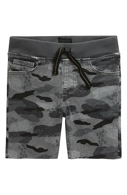 Joe's Kids' Camo Cutoff Pull-On Shorts Charcoal at Nordstrom