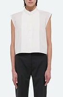 Helmut Lang Tux Bib Pintuck Top at Nordstrom,