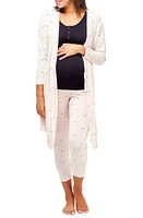 Nom Maternity Second Skin Robe at Nordstrom,