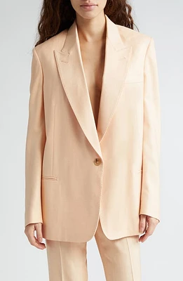 Stella McCartney Oversize Blazer 5566 - Peach at Nordstrom, Us