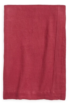 Tekla Linen Tablecloth in Claret at Nordstrom