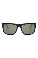 Electric Swingarm XL 59mm Flat Top Polarized Sunglasses in Matte Black/Grey Polar at Nordstrom