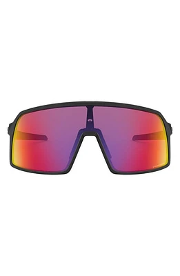 Oakley Sutro Prizm 124mm Shield Sunglasses in Matte Black/Prizm Road at Nordstrom