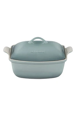 Le Creuset Heritage Stoneware Deep Covered Baker in Sea Salt at Nordstrom, Size 4.5 Qt