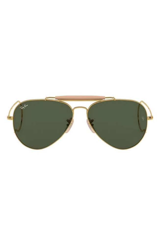 Ray-Ban 58mm Pilot Sunglasses in Gold at Nordstrom