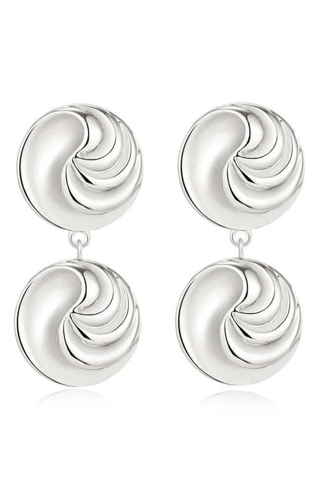 Luv AJ The Leila Drop Earrings in Silver at Nordstrom