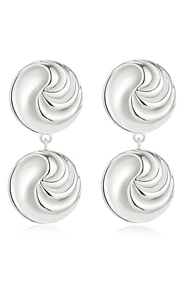 Luv AJ The Leila Drop Earrings in Silver at Nordstrom