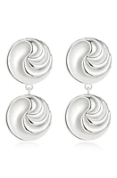 Luv AJ The Leila Drop Earrings in Silver at Nordstrom