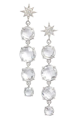 Anzie North Star Drop Earrings in Silver at Nordstrom