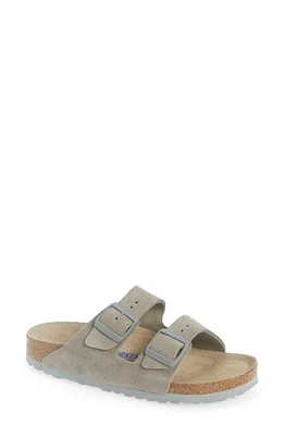 Birkenstock Soft Slide Sandal Stone Coin at Nordstrom,