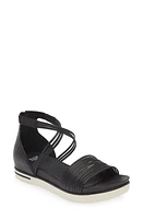 Eileen Fisher Shae Strappy Sandal Black at Nordstrom,